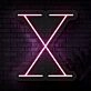 Personalized Initial Letter X Neon Sign MNC41543