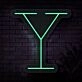 Personalized Initial Letter Y Neon Sign