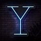 Personalized Initial Letter Y Neon Sign