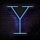 Personalized Initial Letter Y Neon Sign
