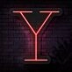 Personalized Initial Letter Y Neon Sign