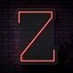 Personalized Initial Letter Z Neon Sign