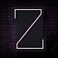 Personalized Initial Letter Z Neon Sign