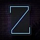 Personalized Initial Letter Z Neon Sign