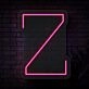 Personalized Initial Letter Z Neon Sign