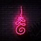 Unalome Yoga Symbol Neon Sign