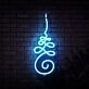 Unalome Yoga Symbol Neon Sign