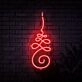 Unalome Yoga Symbol Neon Sign