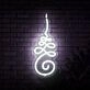Unalome Yoga Symbol Neon Sign