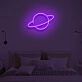 PLANET" LED neon sign