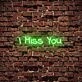 I Miss You Neon Sign