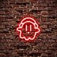 Little Ghost With Hat Neon Sign