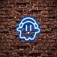 Little Ghost With Hat Neon Sign