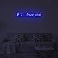PS I LOVE YOU LED Neon Sign