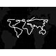 Travel Map World Map Neon Sign