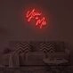 "YOU + ME" LED Neon Sign