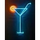 Martini With Lemon Neon Sign