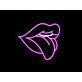Lips Tongue Lick Neon Sign