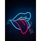 Lips Tongue Lick Neon Sign