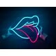 Lips Tongue Lick Neon Sign