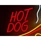 Hot Dog Character Neon Sign