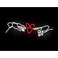Hands Love Neon Sign