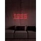 Gothic Style Numbers 1995 Neon Sign