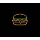 Fast Food Burger Neon Sign