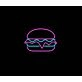 Fast Food Burger Neon Sign