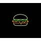 Fast Food Burger Neon Sign