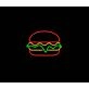 Fast Food Burger Neon Sign