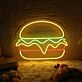 Fast Food Burger Neon Sign