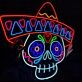 Calavera Neon Sign