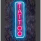 Vertical Tattoo Neon Sign