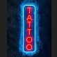 Vertical Tattoo Neon Sign