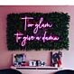 Too Glam To Give a Damn Neon Sign