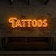 Tattoos Double Line Neon Sign