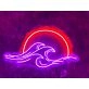Sun Wave Sunrise Sunset Neon Sign