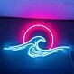 Sun Wave Neon Sign