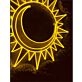 Sun Moon Neon Sign