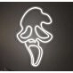 Scream Ghost Halloween Neon Sign