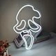 Scream Ghost Halloween Neon Sign