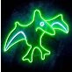 Pterodactyl Dinosaur Neon Sign