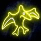 Pterodactyl Dinosaur Neon Sign