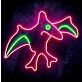 Pterodactyl Dinosaur Neon Sign