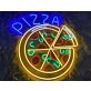 Pizza Slices Restaurant Neon Sign
