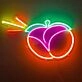 Peach Butt Neon Sign