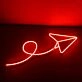 Paper Plane Neon Sign