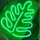 Monstera Leaf Neon Sign