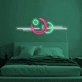 Galactic Moon and Planets Neon Sign
